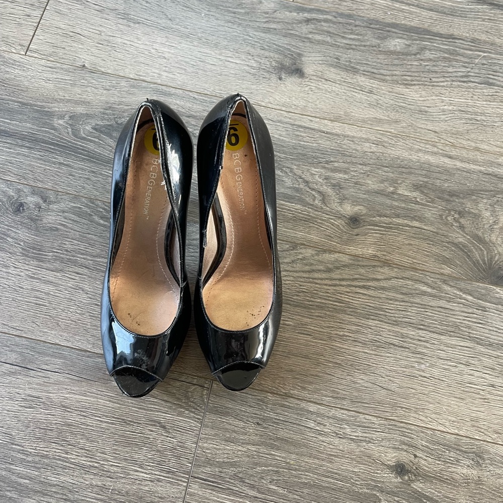 Open toe heels